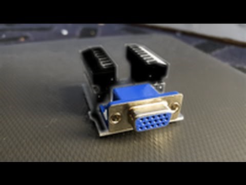 Repairing a broken vga cable end(PLEASE READ DESCRIPTION BEFORE COMMENTING)