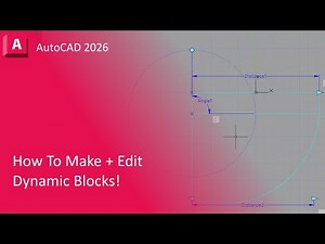 How To Create DYNAMIC Blocks In AutoCAD!