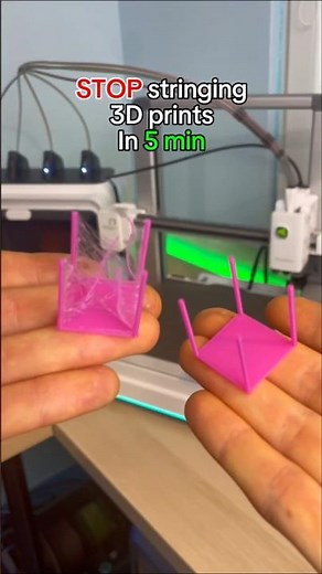 Why Your Prints Keep Stringing 😬 Fix It with a Retraction Test #shorts #3dprintingtips