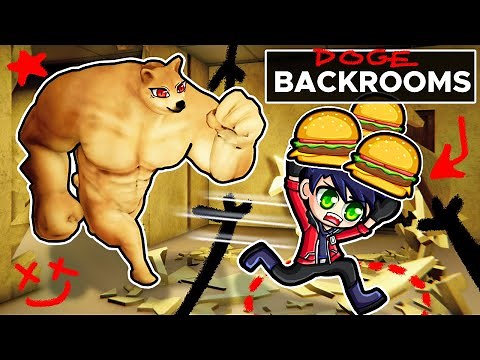 We're TRAPPED In The BACKROOMS with BUFF DOGE!