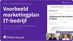 Een voorbeeld marketingplan voor B2B (met template én case)