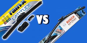 Rain-X Latitude vs Bosch ICON - Compare Wiper Blades