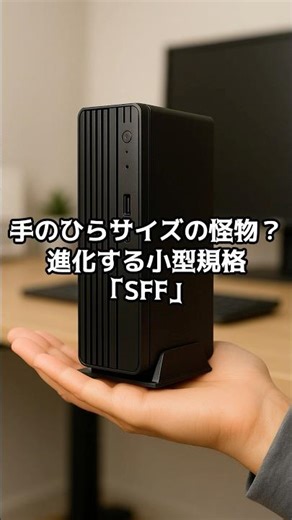 【PC雑学】手のひらサイズの怪物！？進化する小型規格「SFF」 #解説 #小型PC #SFF