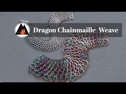 🐉Dragon Weave | Chainmaille Weave Technique