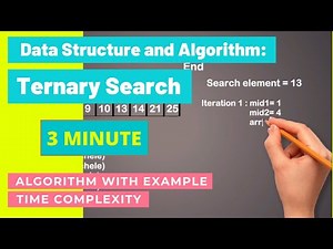 Ternary Search Algorithm Explain with Example | Code | Time Complexity | Data Structures
