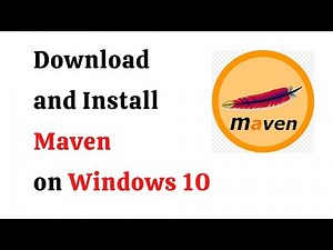 How to install Maven on Windows 10