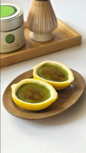 Matcha Lemon Posset Brulée | 5-ingredient spring dessert idea!