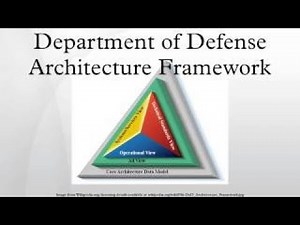 Department of Defense Architecture Framework