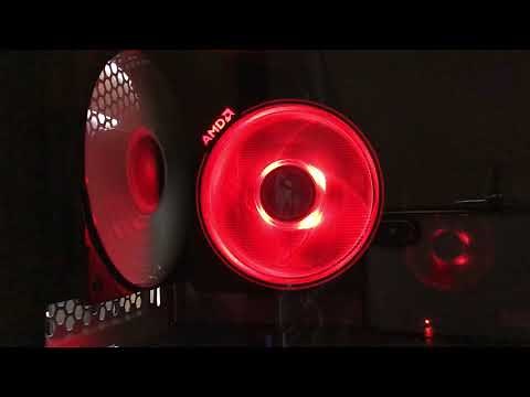 AMD Wraith Prism lighting effects with Coolermaster software