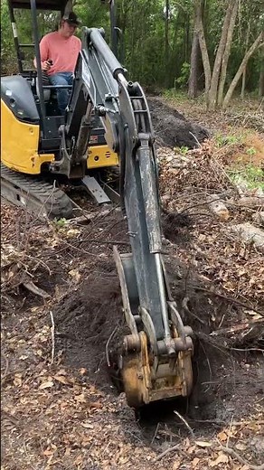 John Deere 26G Stump Dig