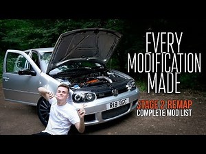 THE COMPLETE MOD LIST! - Mk4 GTI Turbo Full Modification Breakdown