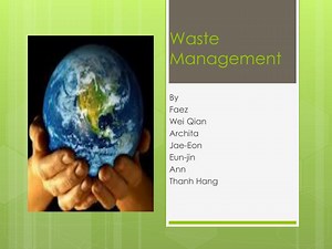 Waste Management - SlideServe