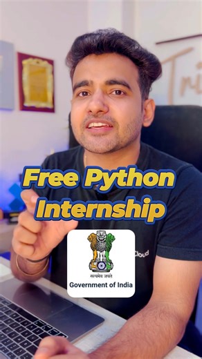 🚀 FREE Python Internship 2025 | Govt Certified by Skill India | Start Your Tech Career NOW!