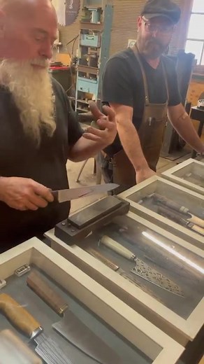 1M views · 10K reactions | How to sharpen a knife from my new pal...