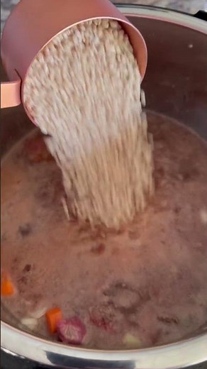 Beef Barley Soup in the Instant Pot