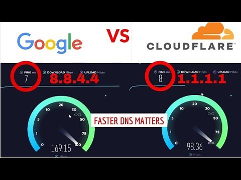 FASTEST DNS | Cloudfare faster than google dns? Let's find out!