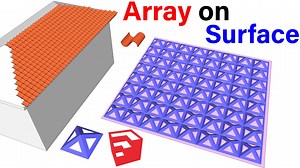 18K views · 181 reactions | Array Component on Surface in SketchUp Full video and Plugins links - https://youtu.be/H1dmYAImpg4 | TutorialsUp | Facebook