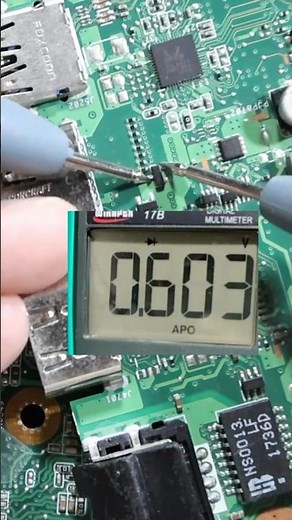 Master SMD Testing in Minutes - Test Electronics Components #repair #motherboardrepair #shorts