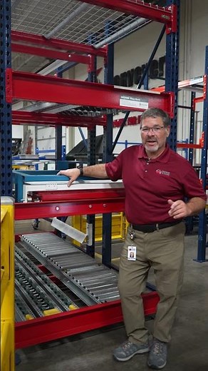 Material Handling with Mike - Push Back Pallet Rack! | #palletrack #materialhandling #warehouse