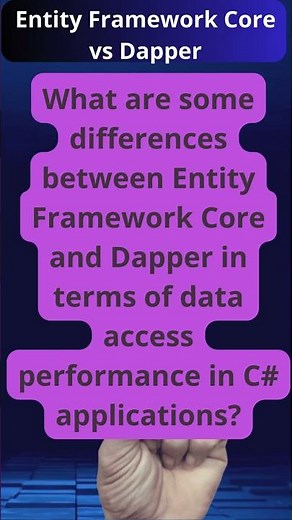 Entity Framework Core vs Dapper: Performance Comparison