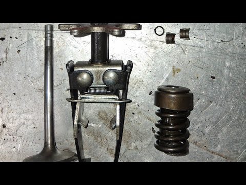 Maddox valve spring compressor tool review from harbor freight. Tight budget build, easy to use.