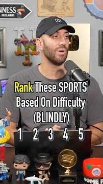 Ranking Sports On Difficulty! Which Is Hardest? #shorts #running #marathon #pickleball #football