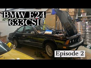 1982 BMW E24 633csi overhaul |Ep. 2| Cooling system and ignition components