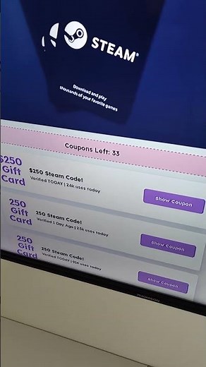 FREE $250 Steam Codes 2024! Surprising Method To Claim Your Gift Card!💥