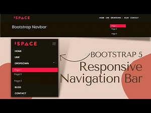 Bootstrap 5 Responsive Navbar | Bootstrap Navbar