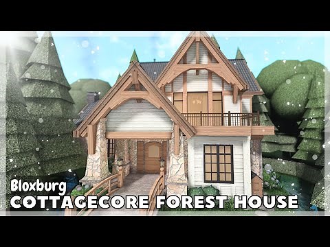 BLOXBURG: Cottagecore Forest Home Speedbuild | Roblox House Build