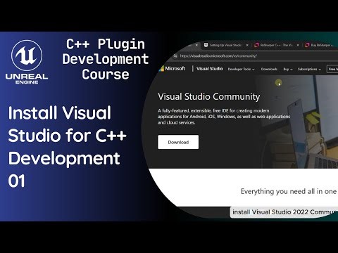 Unreal Engine | Setup And Installing Visual Studio For C++ | C++ Plugin Development Bronze 1