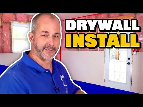 How to DIY Drywall For Beginners | Cutting & Installing