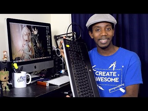 Logitech K800 Wireless Keyboard Unboxing