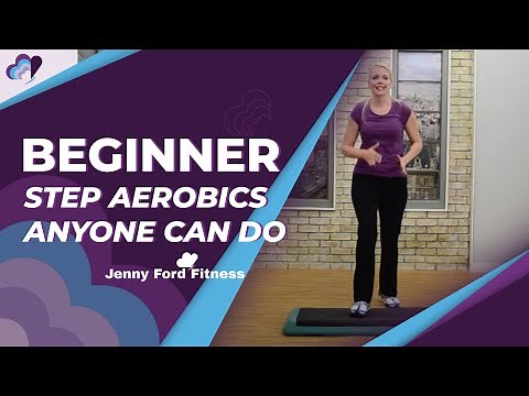 Beginner Step Aerobics | 25 Min. | Anyone Can Do this Workout | JENNY FORD