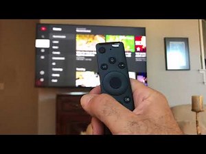Samsung 65” TV how to use voice control youtube