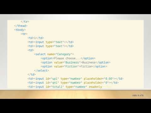 How to Sum a Column Using JavaScript in Your Book Ordering System