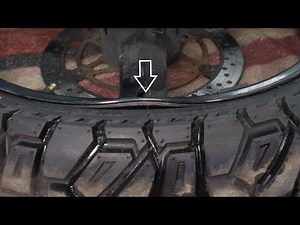 Motorcycle Bent Rim Repair attempt