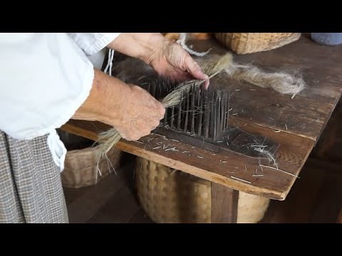 How to: Process Flax into Usable Fibers for Spinning and Weaving