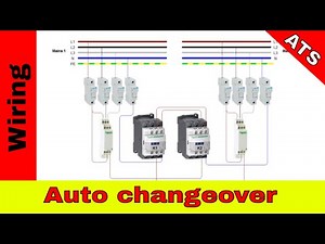 How to wire simple automatic changeover. (ATS)