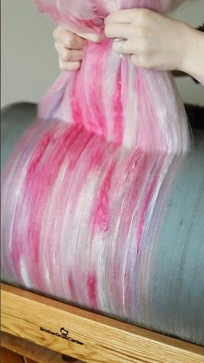 Carding a Wool, Mohair, and Angora Batt with a Motorized Drum Carder