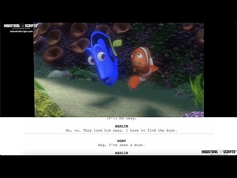 Classic Movie Scenes: Finding Nemo (2003) // Marlin meets Dory // Script-to-Screen