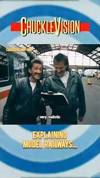 #modelrailways as explained by the #chucklebrothers #Chucklevision #cbbc #modeltrains #shortvideo