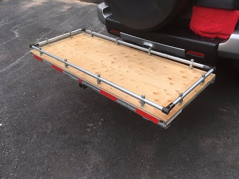 Build Your Own DIY Trailer Hitch Cargo Carrier