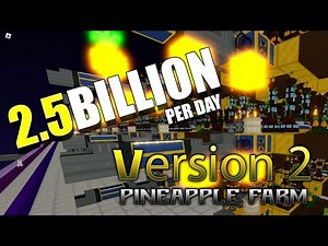 How to Build Pharcide's V2.0 Pineapple Farm LPC (2.5B/Day)
