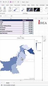 Create an Interactive Data Map in Excel | Geographic Data Visualization | Map Your Data in Excel