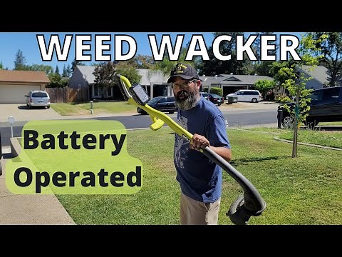 Ryobi Battery operated weed Wacker/Edger/Eater from Home Depot - Overview
