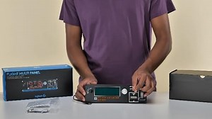 Logitech G Saitek Pro Flight Multi-Panel, Autopilot-Controller für Flug Simulatoren, LCD-Display, Automatische Schubregelung, Echtzeit-Anzeigen, Dedizierte Bedienelemente, USB-Anschluss, PC - Schwarz