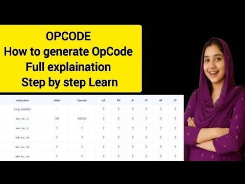How to Generate OpCode| Step by step Learn in one video