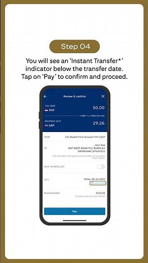 How to instantly transfer fund globally with the Citi Mobile® App