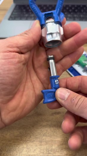 Easy video how to replace tip seal or saddle we call it @Graco Paint S...